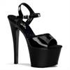 Pleaser - SKY309 Sandale à bride à la cheville, Pole dance chaussures - Chaussures de pole dance - Noir Product image